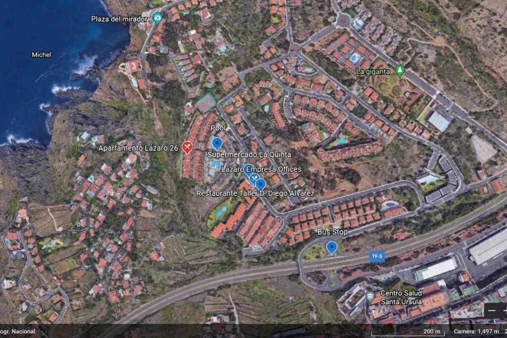 Apartamento Lazaro 26 Terraza Con Vistas Al Mar Santa Úrsula Εξωτερικό φωτογραφία